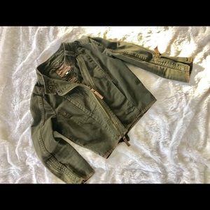 A. Kurtz Military Crop Jacket- Y2k